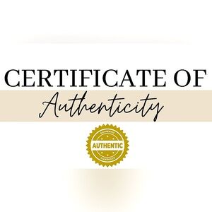 CERTIFICATE OF AUTHENTICITY (COA)